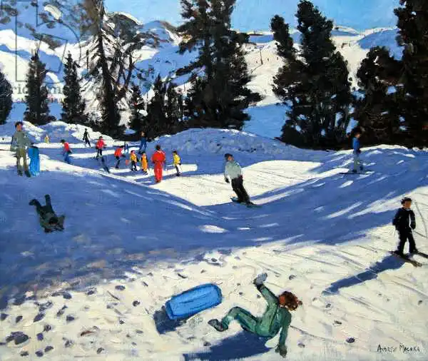 Macara, Andre: Blue Sledge, Belle Plagne