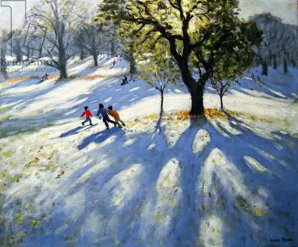 Macara, Andre: Markeaton Park, early snow