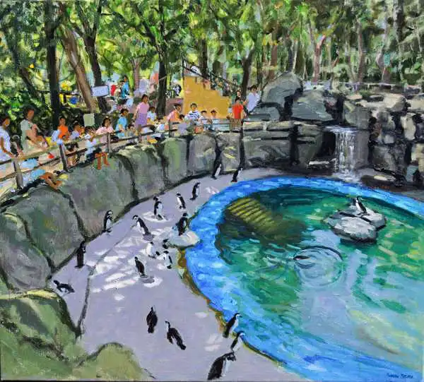 Macara, Andre: Penguin Pool,Madrid Zoo