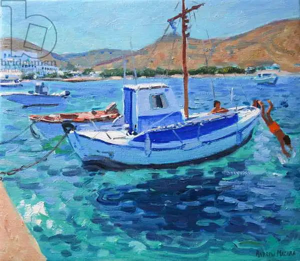 Macara, Andre: The harbour, Tinos