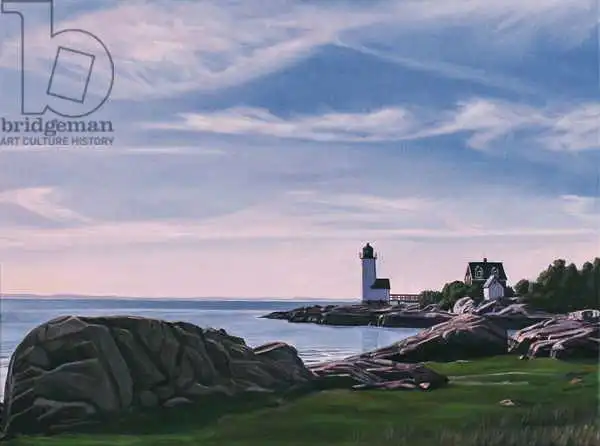 Arsenault, Davi: Squam Light Evening