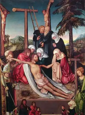 Cranach, Lucas: Nářek nad Kristovou smrtí