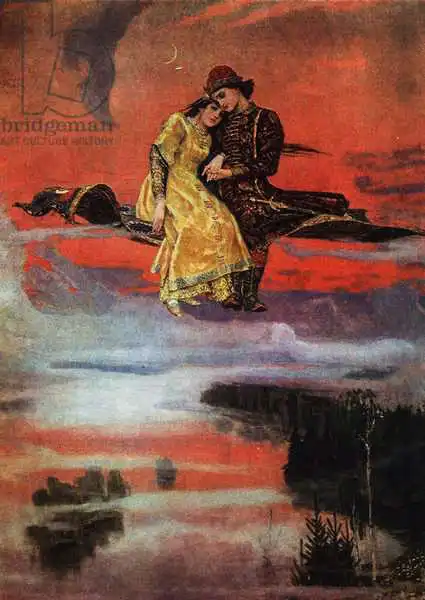 Vasnetsov, Victor Mikhailovich: Flying Carpet