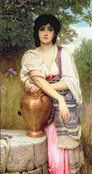 Perugini, Charles Edward: At the Well