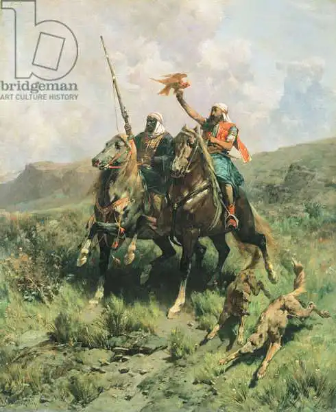 Pasini, Alberto: Arabs with a Falcon