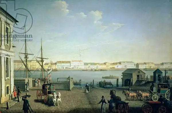Patersson, Benjamin: Anglais Shore Street à Saint-Pétersbourg, 1790