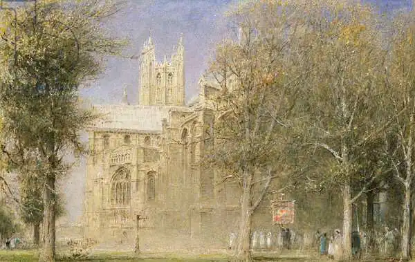 Goodwin, Albert: Canterbury -Kathedrale