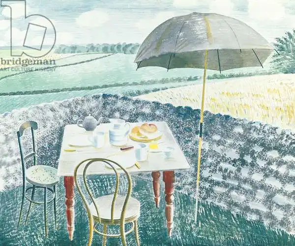 Ravilious, Eric: Tea at Furlongs