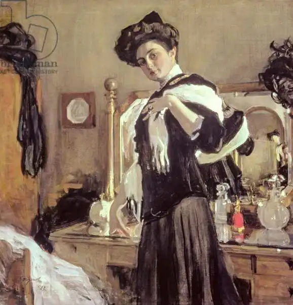 Serov, A. Valentin: Portrait of Henrietta Girshmann (1885-1970)