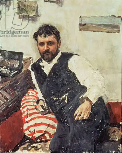 Serov, A. Valentin: Portrait of Konstantin Korovin (1861-1939)