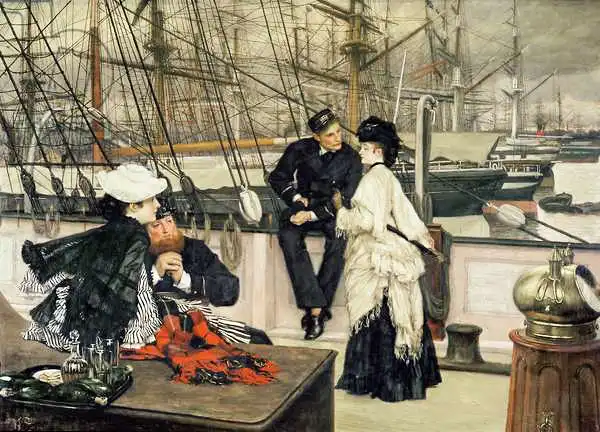 James Jacques Joseph Tissot The Captain and the Mate People