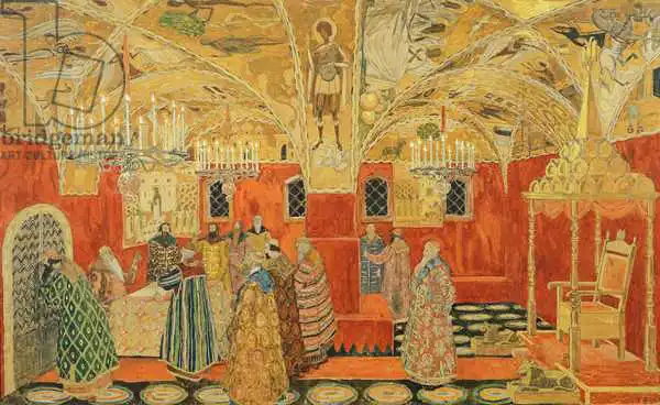 Golovin, Aleksandr Jakovlevic: In the Kremlin, scene from the opera 