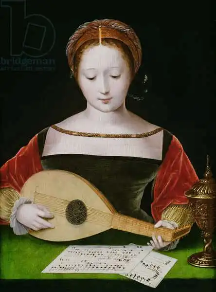Unknown: Mary Magdalene joue un luth