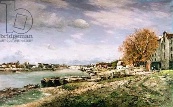 Guillaumin, Jean: Old quay at Bercy, Paris