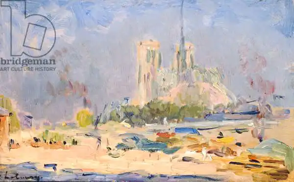 Lebourg, Albert-Charles: Quai de la Tournelle und Notre-Dame de Paris