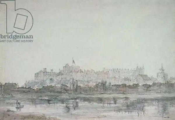 Constable, John: Windsor Castle from the River, 19th century