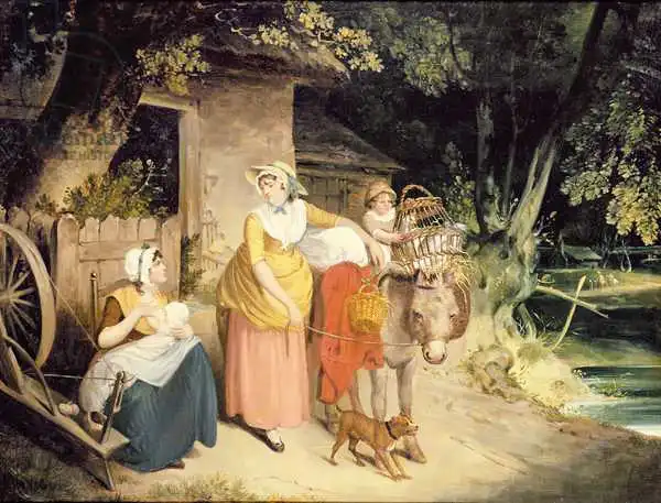 Wheatley, Francis: Outside the Cottage Door