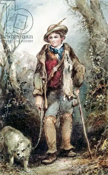Campion, George Bryant: Boy with Rabbits