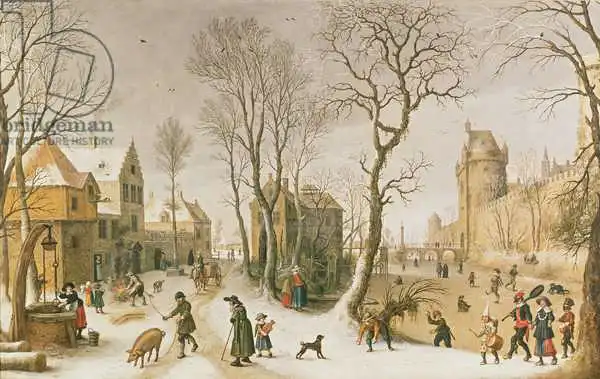 Vrancx, Sebastian: Die vier Jahreszeiten: Winter