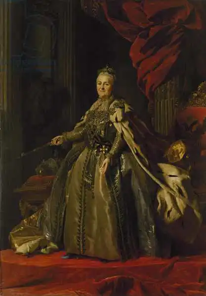 Roslin, Alexander: Portrait de Catherine II, 1776-1777