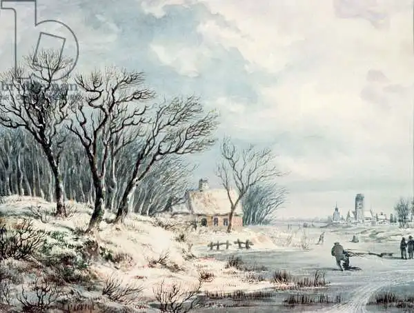 Verreyt, J.J.: Landscape: Winter
