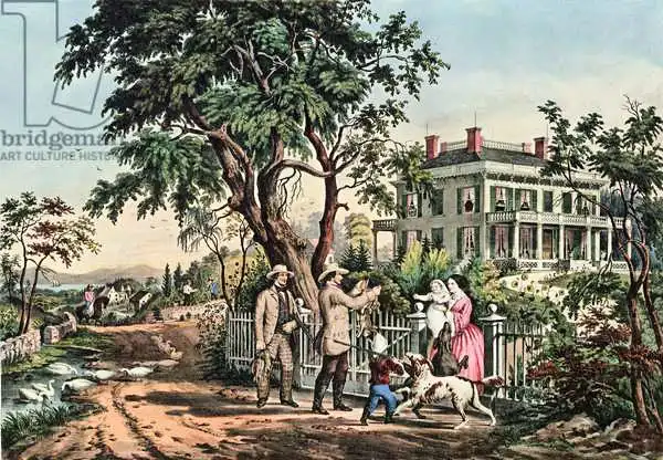 Currier, N.: American Country Life - après-midi d