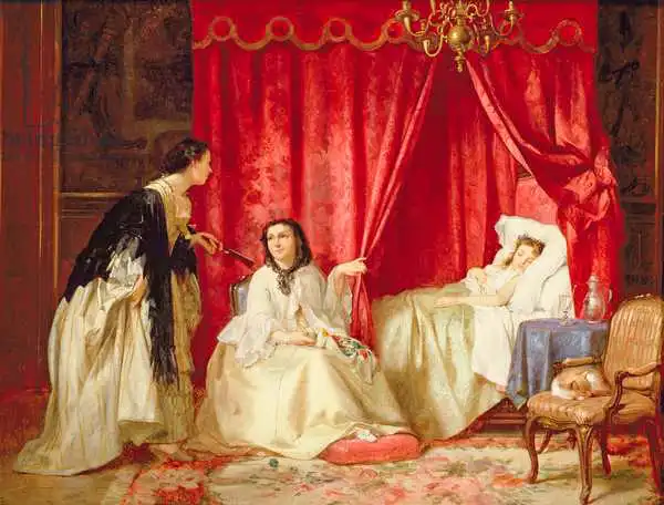 Hue, Charles Desire: Visiting a sick friend