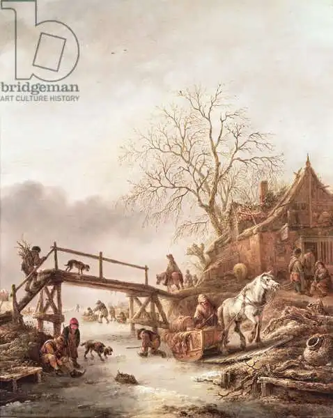 Ostade, Isack van: A Winter Scene