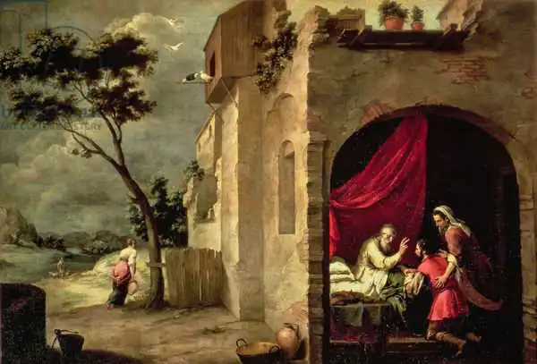 Murrilo, Bartolome: Isaac Blessing Jacob