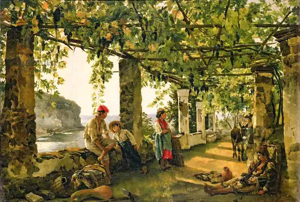 Shchedrin, Silvestr Fedosievich: Verandah with twisted vines