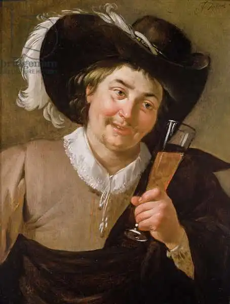 Bijlert, Jan van: Portrait of a Man Holding a Wine Glass