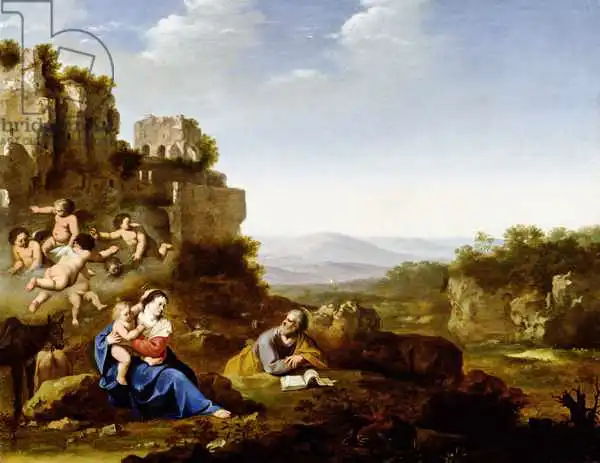 Haensbergen, Jan van: The Holy Family