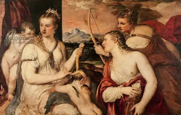 Tizian: The Education of Cupid