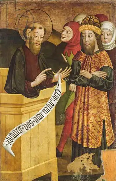 Hungarian school (15th century): Panel of the former high altarpiece of the Church of Saint Peter and Saint Paul in CsA?ksomlyA3