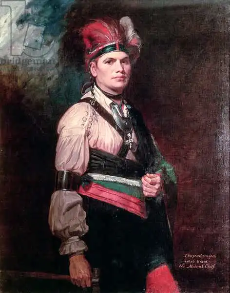 Romney, George: Joseph Brant, chef des Mohawks, 1742-1807
