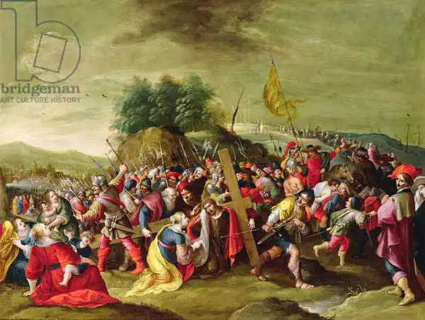 Francken, Hieronymous III: Christ on the road to Calvary
