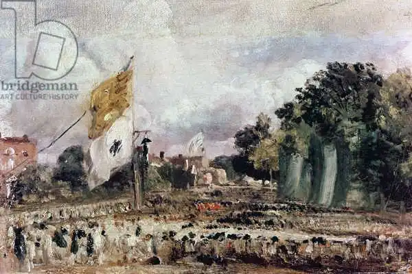 Constable, John: Celebration of the General Peace of 1814 in East Bergholt