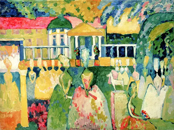 Kandinsky, Wassily: Femmes en crinolines