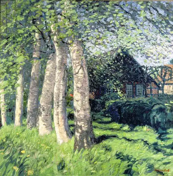 Ende, Hans am: Spring in Worpswede