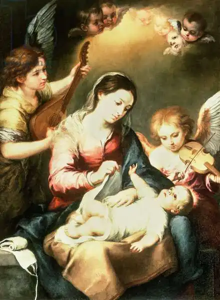 Murrilo, Bartolome: Vierge des vêtements en l