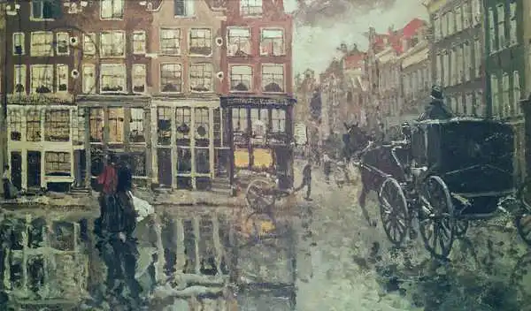 Breitner, George Hendrik: Corner of Leidsche Square, Amsterdam