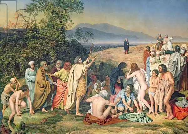Ivanov, Aleksandr Andreevich: The Appearance of Christ to the People (The Appearance of the Messiah) 1837-57