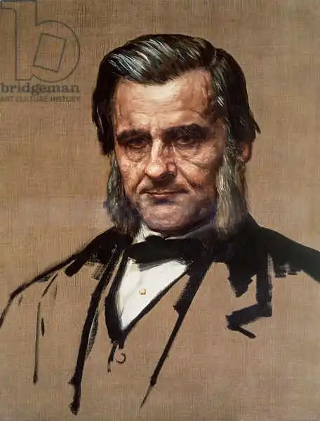 Legros, Alphonse: Portrait of Thomas Henry Huxley (1825-95)