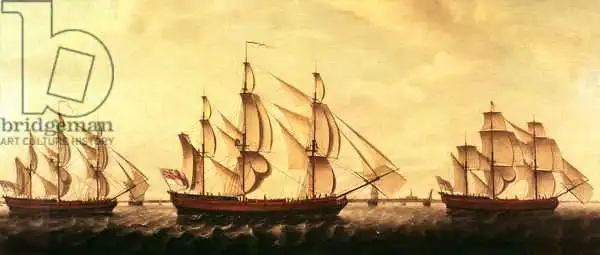 Holman, Francis: Trois navires de la baie d