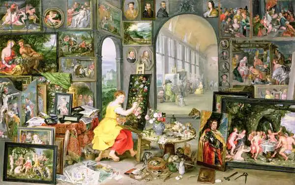 Brueghel, Jan, the younger: Allegory of Painting