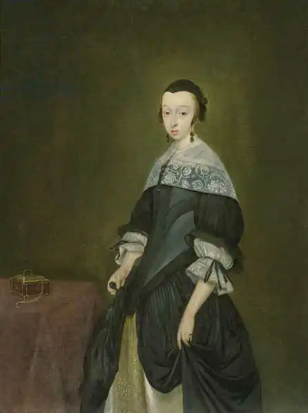 Borch, Gerard: Portrét dámy