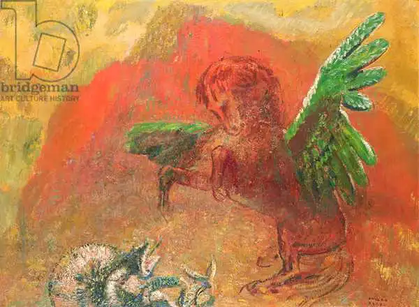 Redon, Odilon: Pegasus triomphant