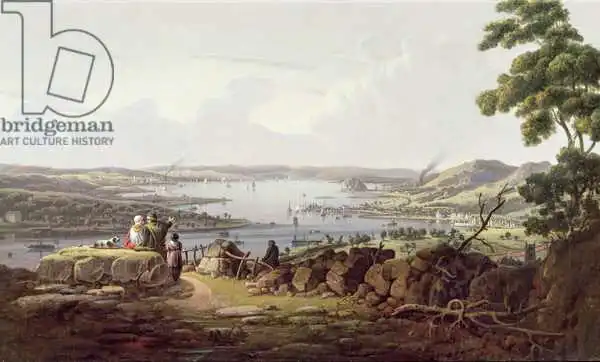 Salmon, Robert: Vista di Greenock, Scozia
