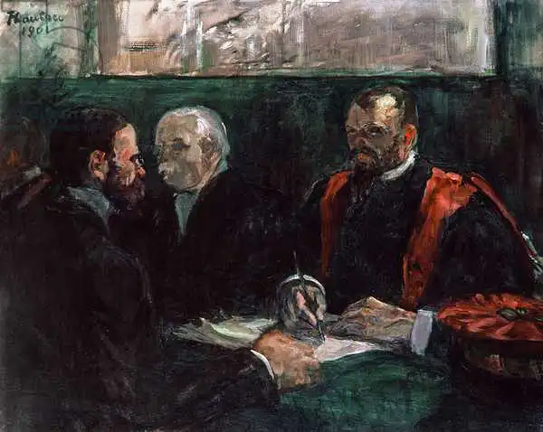 Toulouse-Lautrec, H.: Examen à la Faculté de médecine