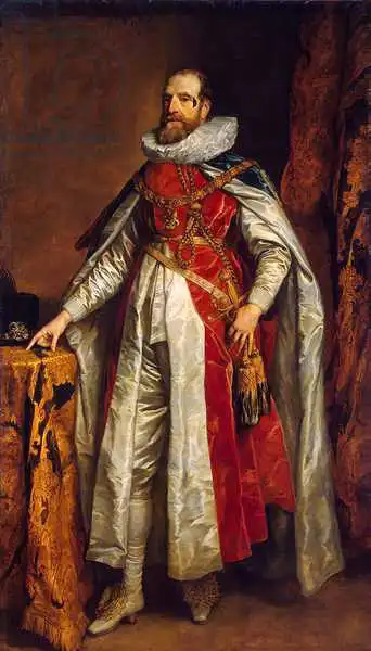 Dyck, van Anthony: Portrait de Henry Danvers, 1er comte de Danby, en robes d